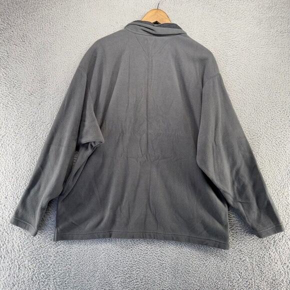 Vintage Patagonia Sweater Men's XL Gray Snap T Fleece Spellout Logo 90s 1996 - Picture 8 of 11